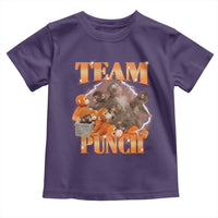 Viral Punch Monkey Toddler T Shirt Cute Baby Monkey With Plush Toy Meme