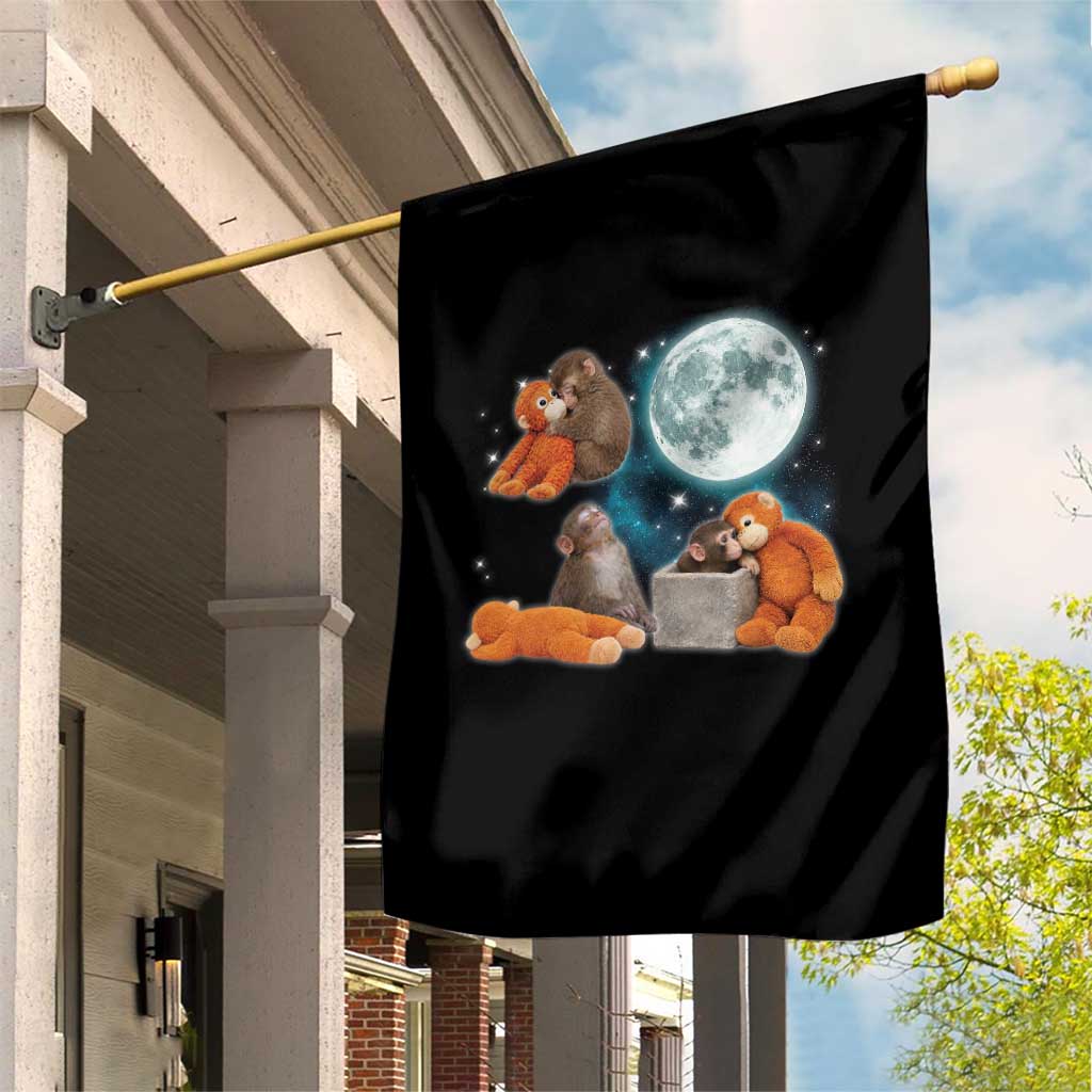 Baby Monkey Punch Garden Flag Team Punch Monkey Viral Trend