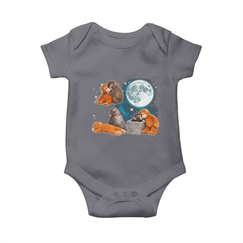 Baby Monkey Punch Baby Onesie Team Punch Monkey Viral Trend