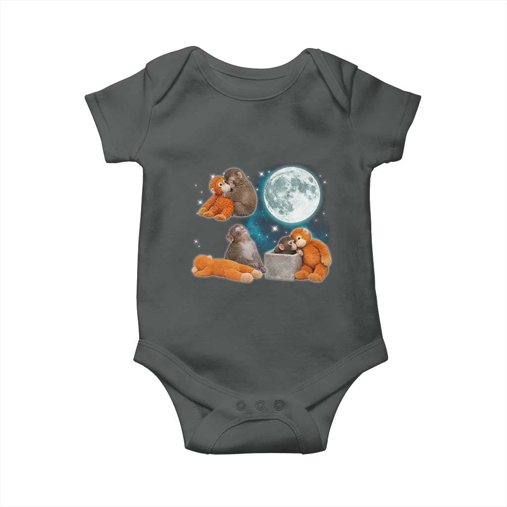 Baby Monkey Punch Baby Onesie Team Punch Monkey Viral Trend