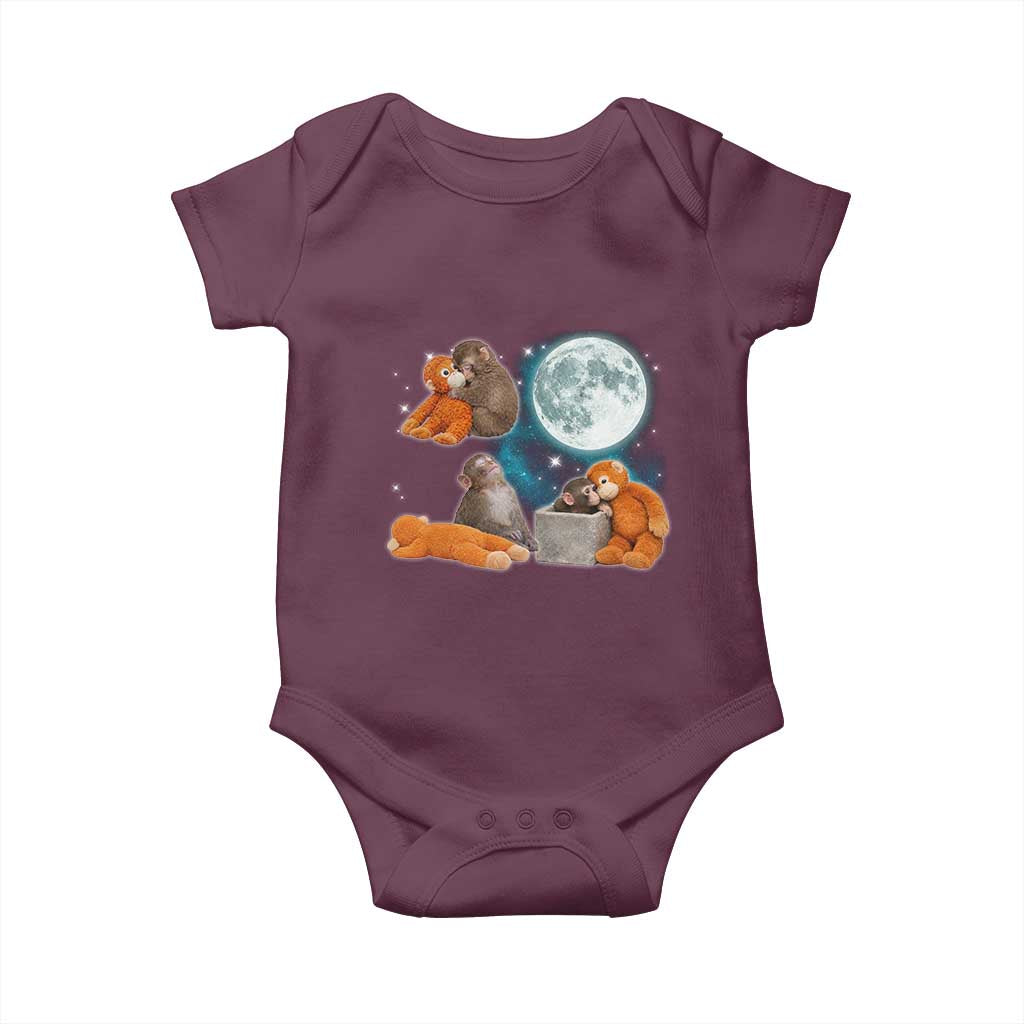 Baby Monkey Punch Baby Onesie Team Punch Monkey Viral Trend