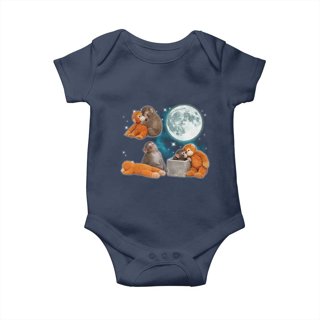 Baby Monkey Punch Baby Onesie Team Punch Monkey Viral Trend