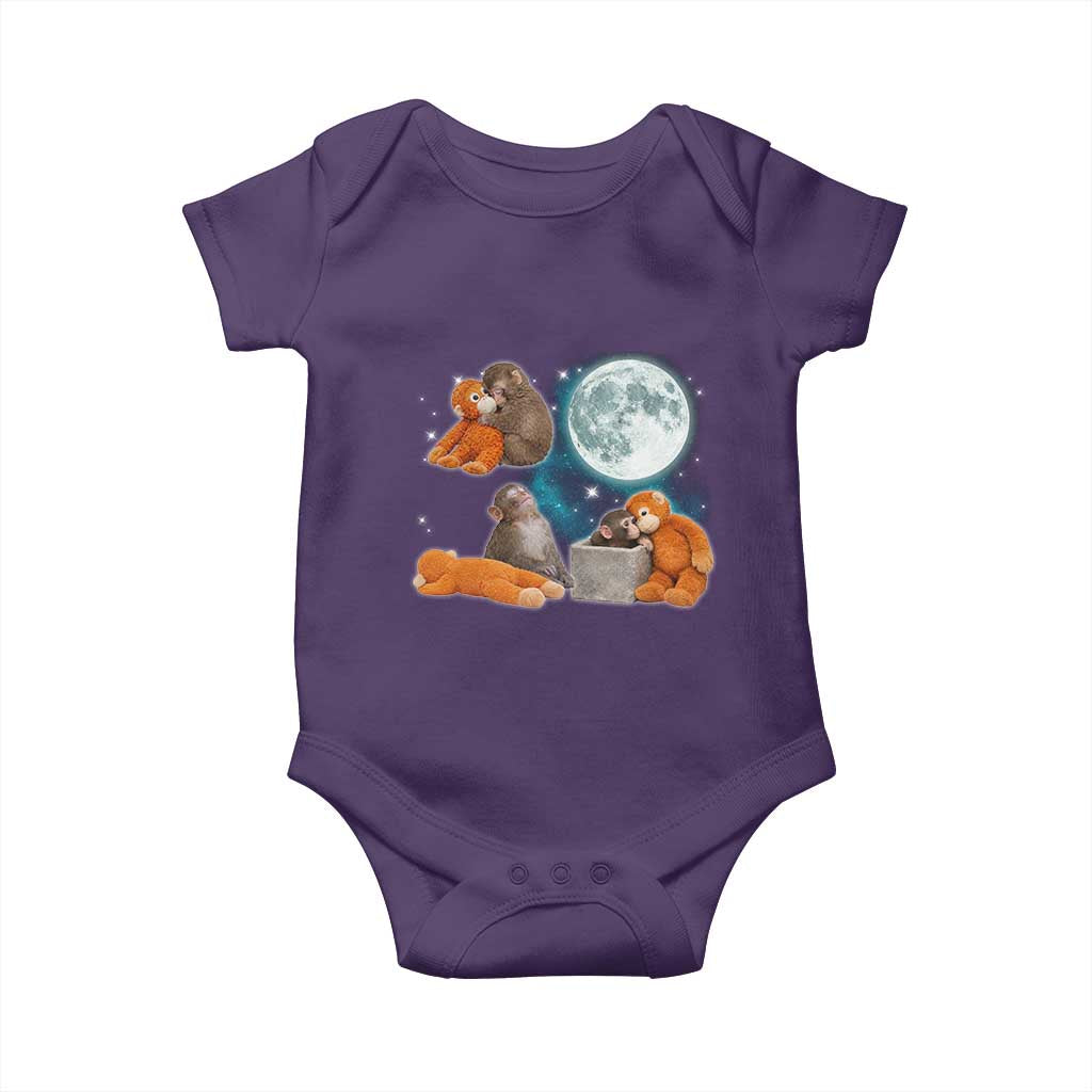 Baby Monkey Punch Baby Onesie Team Punch Monkey Viral Trend