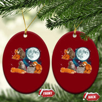 Baby Monkey Punch Ceramic Ornament Team Punch Monkey Viral Trend