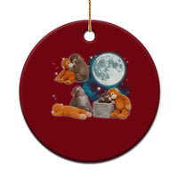 Baby Monkey Punch Ceramic Ornament Team Punch Monkey Viral Trend
