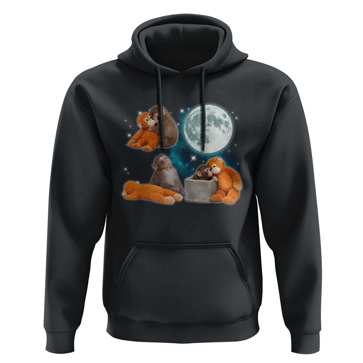 Baby Monkey Punch Hoodie Team Punch Monkey Viral Trend