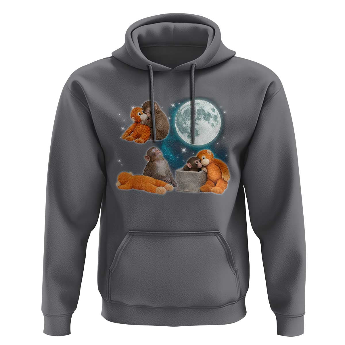 Baby Monkey Punch Hoodie Team Punch Monkey Viral Trend