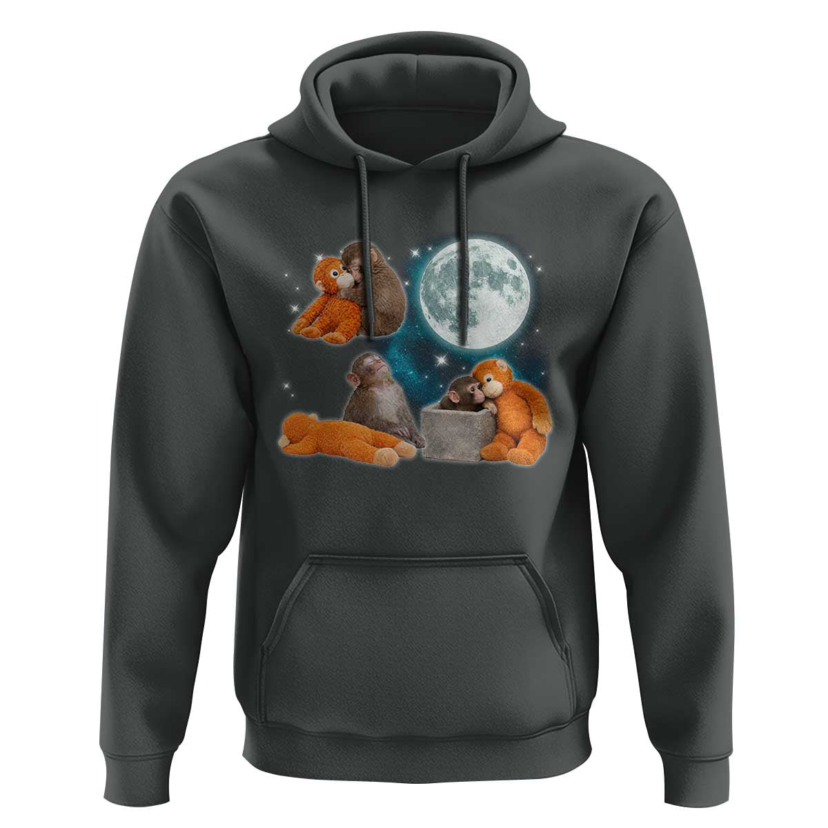 Baby Monkey Punch Hoodie Team Punch Monkey Viral Trend