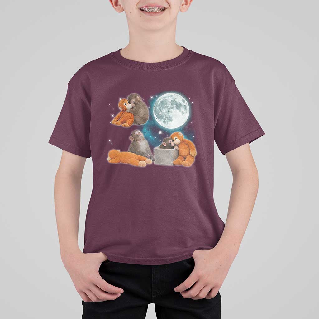 Baby Monkey Punch T Shirt For Kid Team Punch Monkey Viral Trend