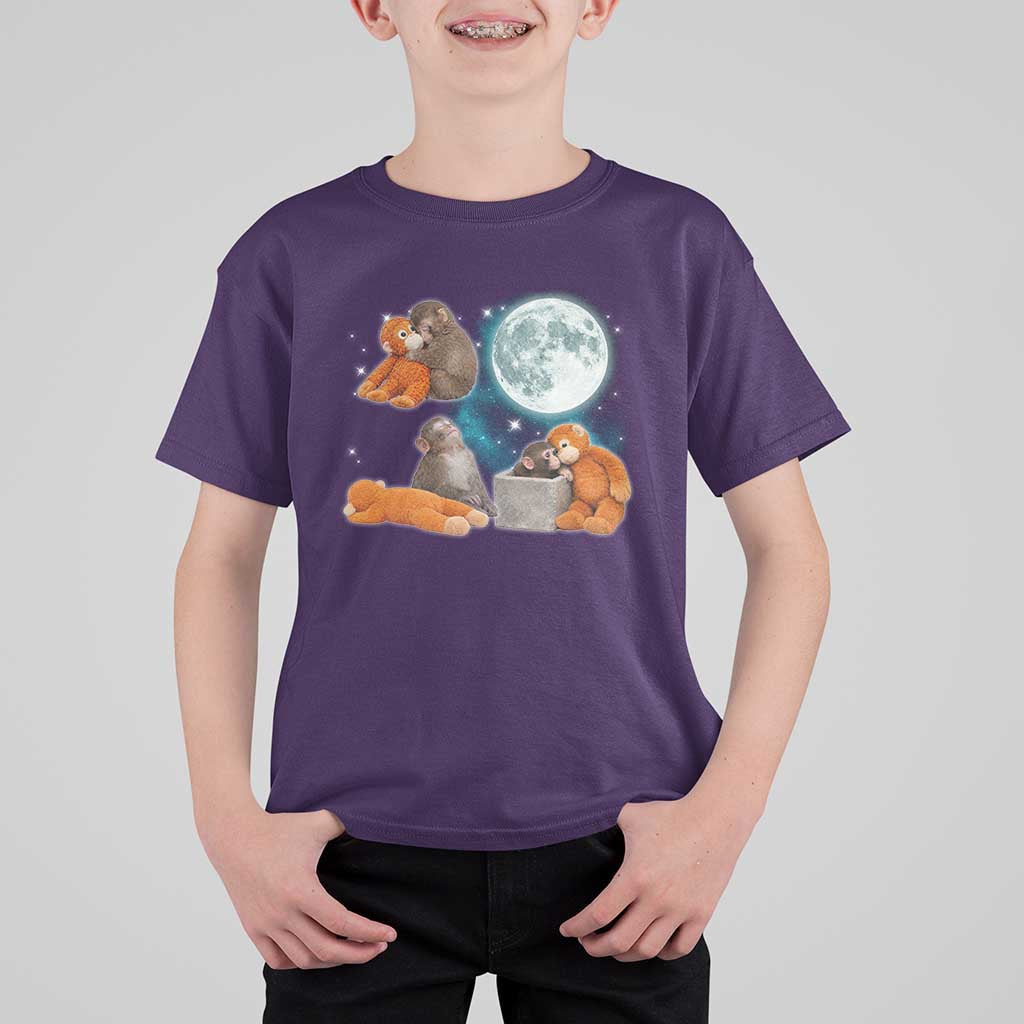 Baby Monkey Punch T Shirt For Kid Team Punch Monkey Viral Trend