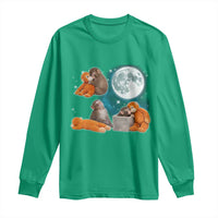 Baby Monkey Punch Long Sleeve Shirt Team Punch Monkey Viral Trend