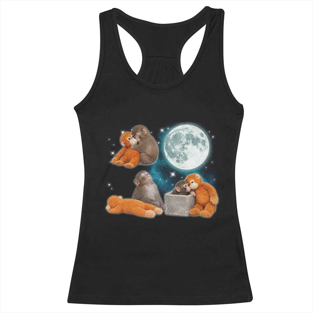 Baby Monkey Punch Racerback Tank Top Team Punch Monkey Viral Trend