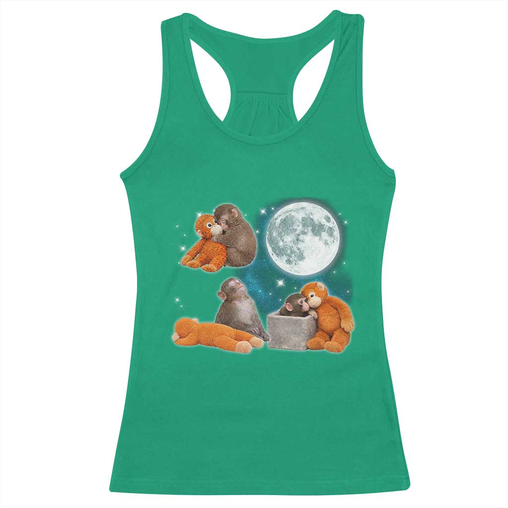 Baby Monkey Punch Racerback Tank Top Team Punch Monkey Viral Trend