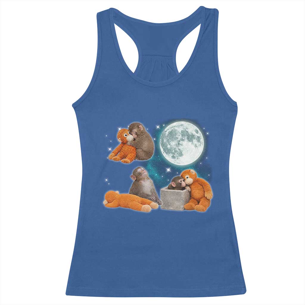 Baby Monkey Punch Racerback Tank Top Team Punch Monkey Viral Trend