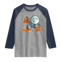 Baby Monkey Punch Raglan Shirt Team Punch Monkey Viral Trend