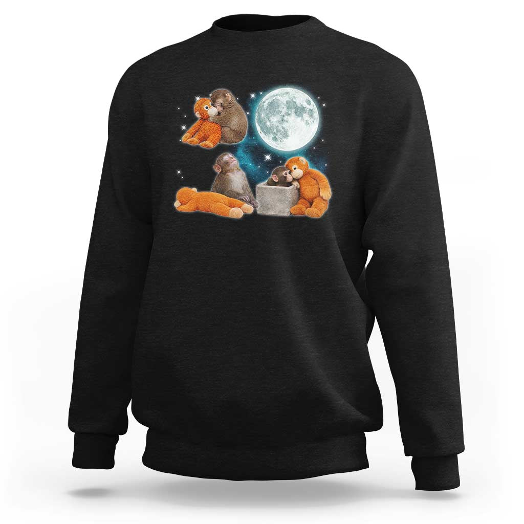 Baby Monkey Punch Sweatshirt Team Punch Monkey Viral Trend
