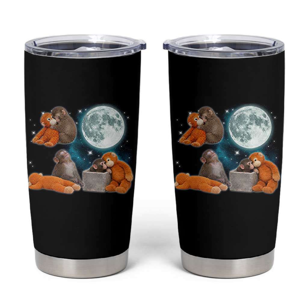 Baby Monkey Punch Tumbler Cup Team Punch Monkey Viral Trend