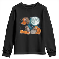 Baby Monkey Punch Youth Sweatshirt Team Punch Monkey Viral Trend