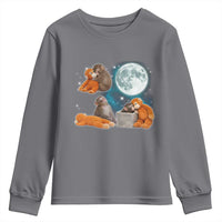 Baby Monkey Punch Youth Sweatshirt Team Punch Monkey Viral Trend