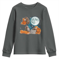 Baby Monkey Punch Youth Sweatshirt Team Punch Monkey Viral Trend