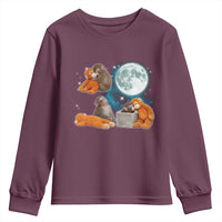 Baby Monkey Punch Youth Sweatshirt Team Punch Monkey Viral Trend