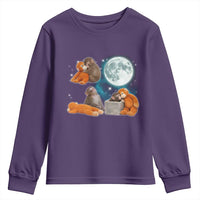 Baby Monkey Punch Youth Sweatshirt Team Punch Monkey Viral Trend