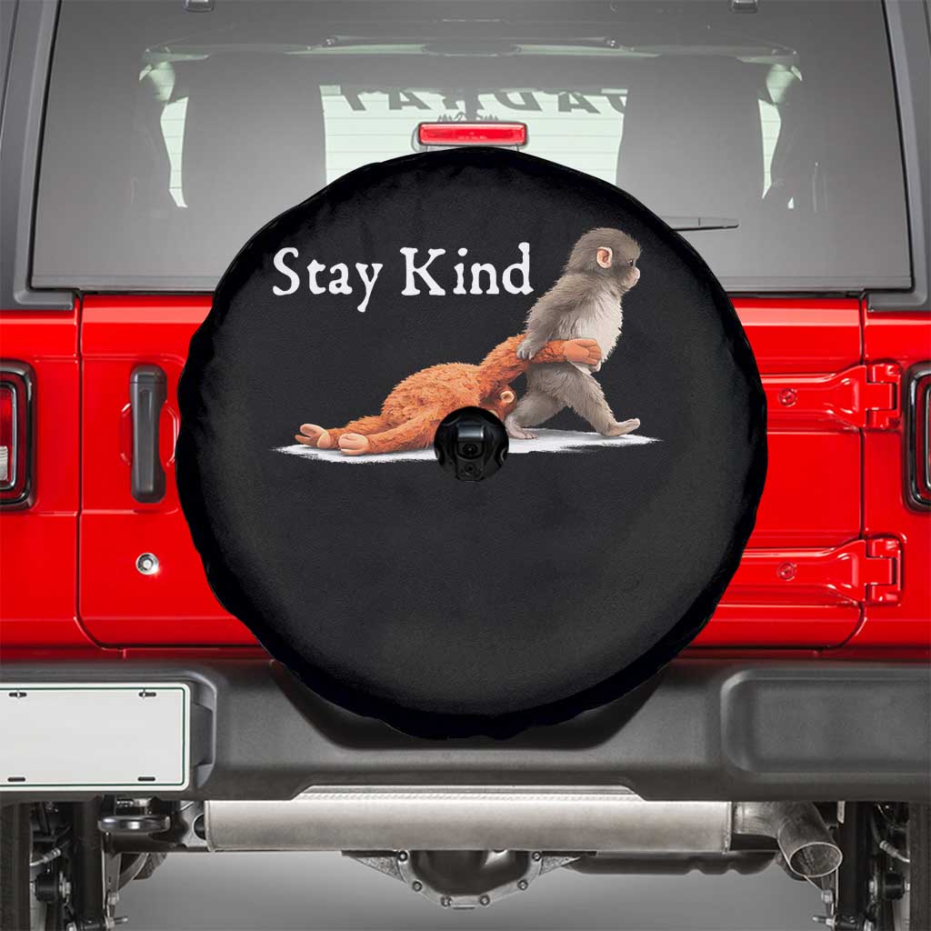 Punch Monkey Viral Trend Spare Tire Cover Stay Kind