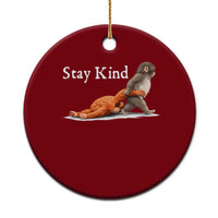 Punch Monkey Viral Trend Ceramic Ornament Stay Kind
