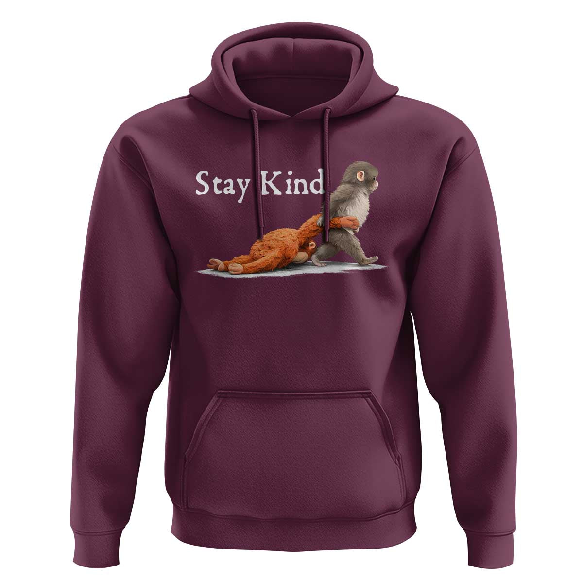Punch Monkey Viral Trend Hoodie Stay Kind