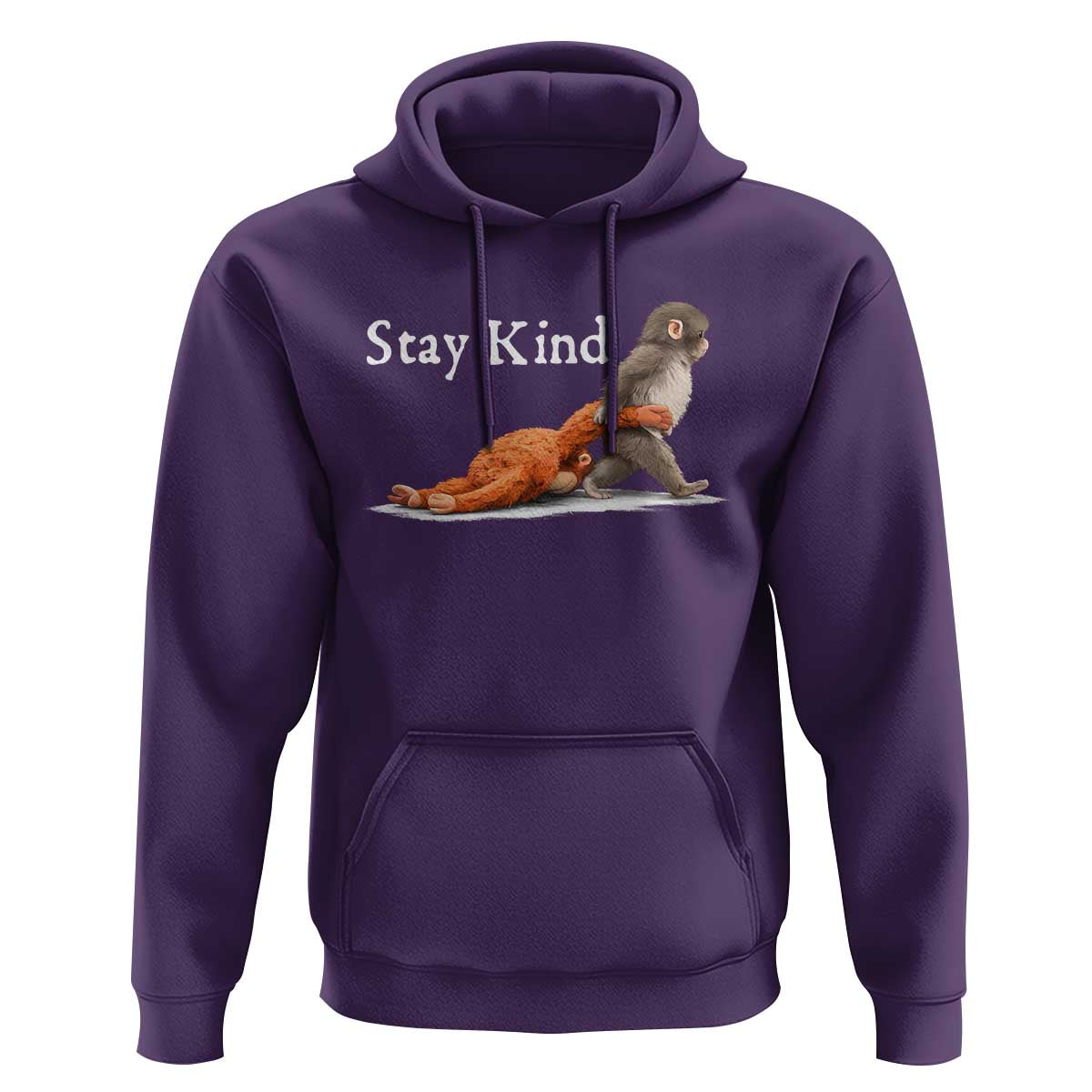 Punch Monkey Viral Trend Hoodie Stay Kind