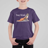 Punch Monkey Viral Trend T Shirt For Kid Stay Kind
