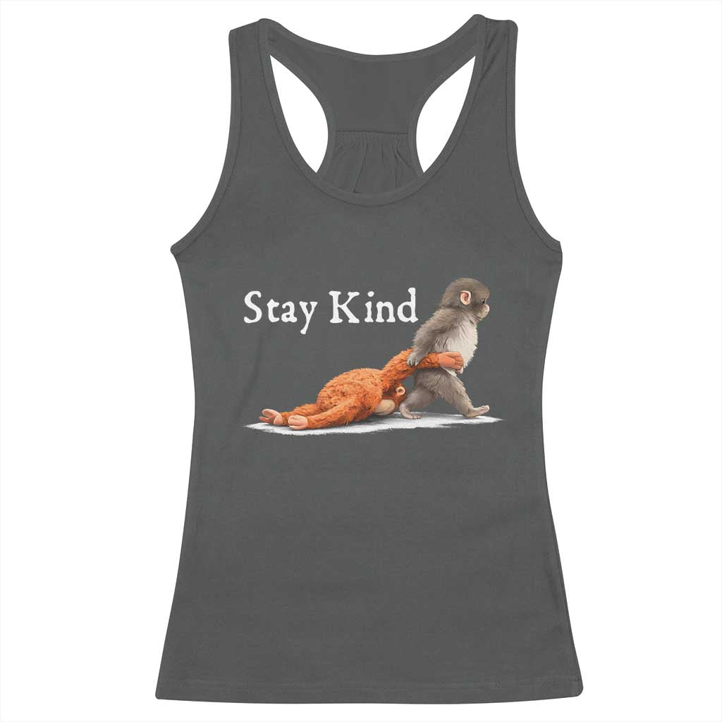 Punch Monkey Viral Trend Racerback Tank Top Stay Kind