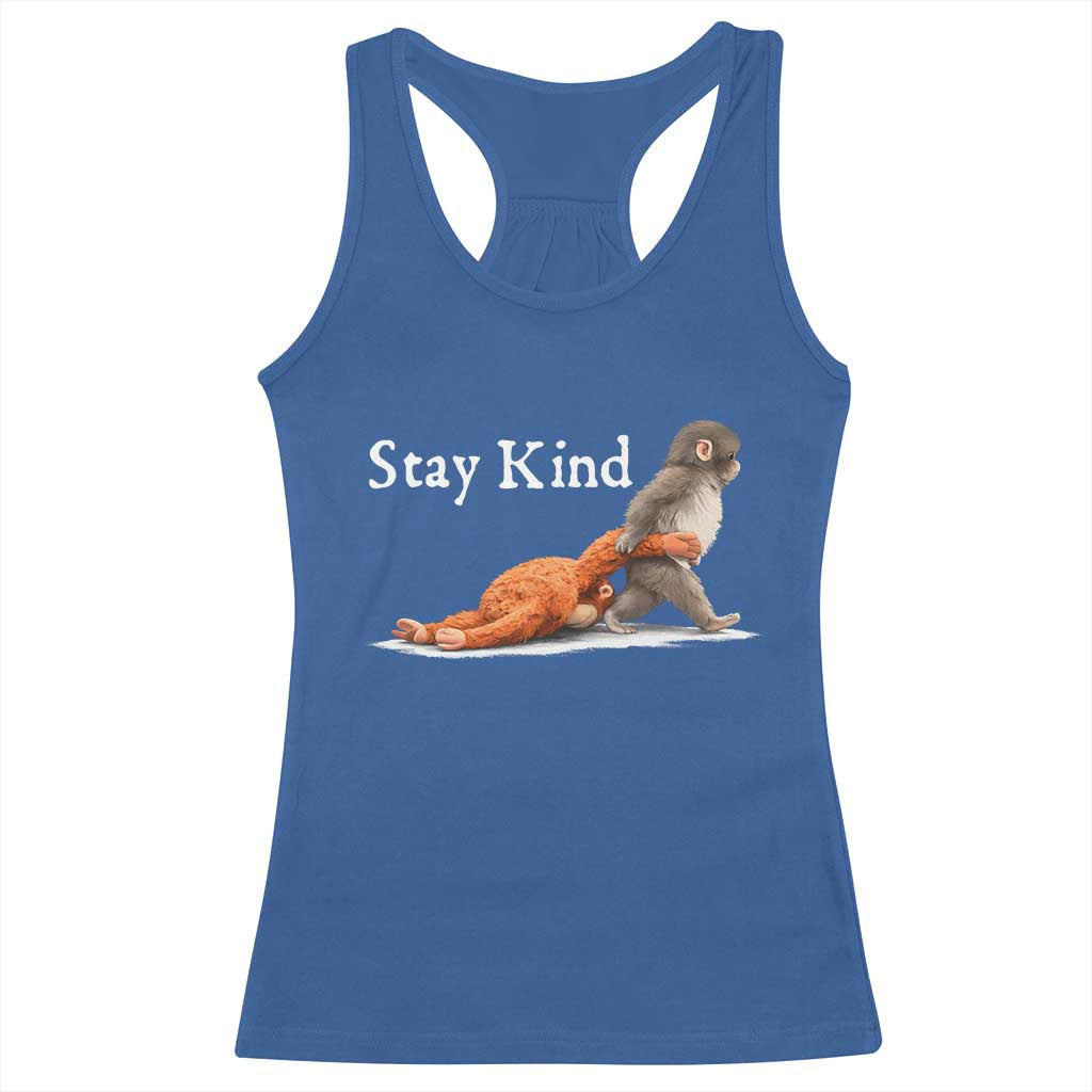 Punch Monkey Viral Trend Racerback Tank Top Stay Kind