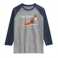 Punch Monkey Viral Trend Raglan Shirt Stay Kind
