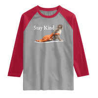 Punch Monkey Viral Trend Raglan Shirt Stay Kind