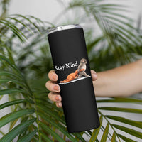 Punch Monkey Viral Trend Skinny Tumbler Stay Kind