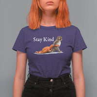Punch Monkey Viral Trend T Shirt For Women Stay Kind