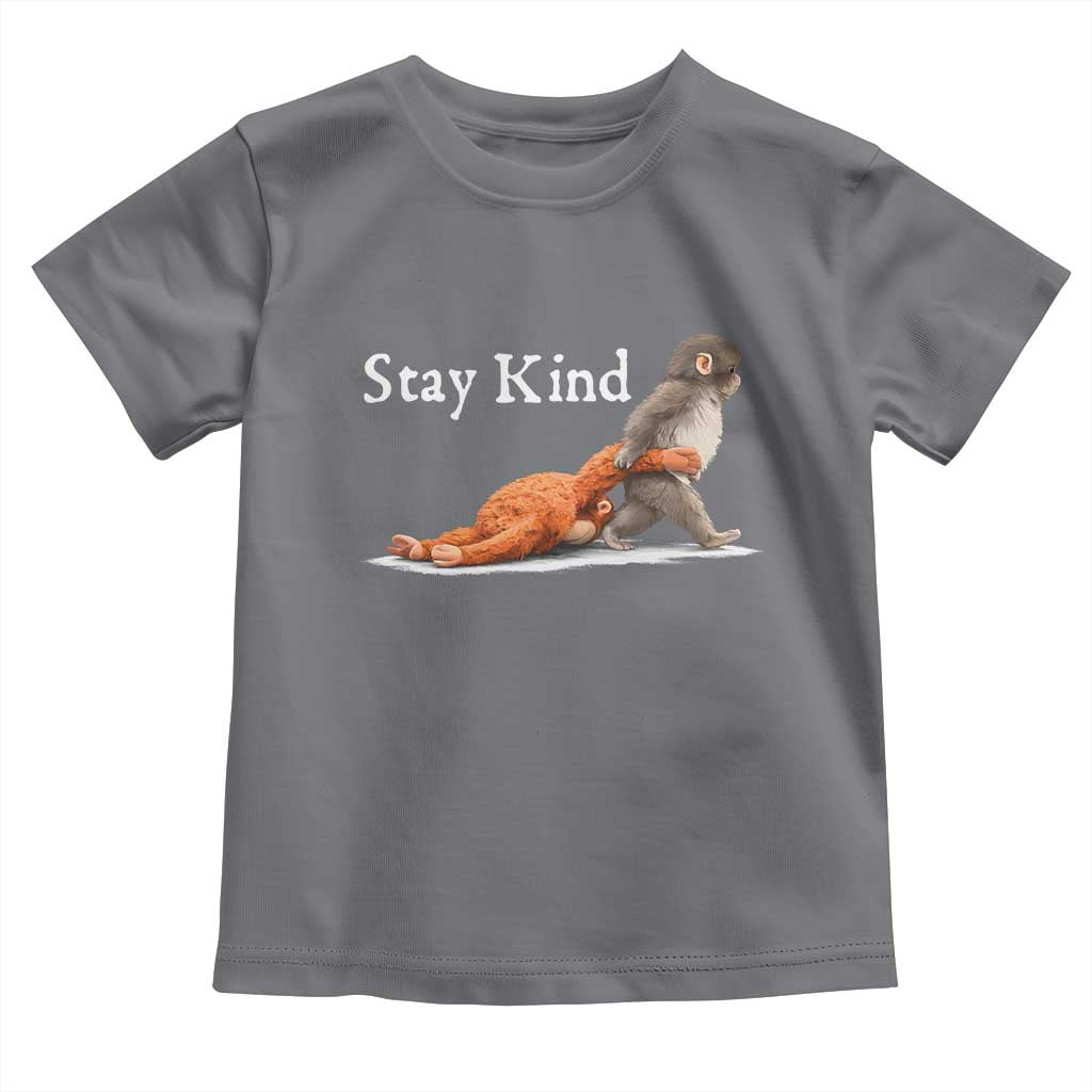 Punch Monkey Viral Trend Toddler T Shirt Stay Kind