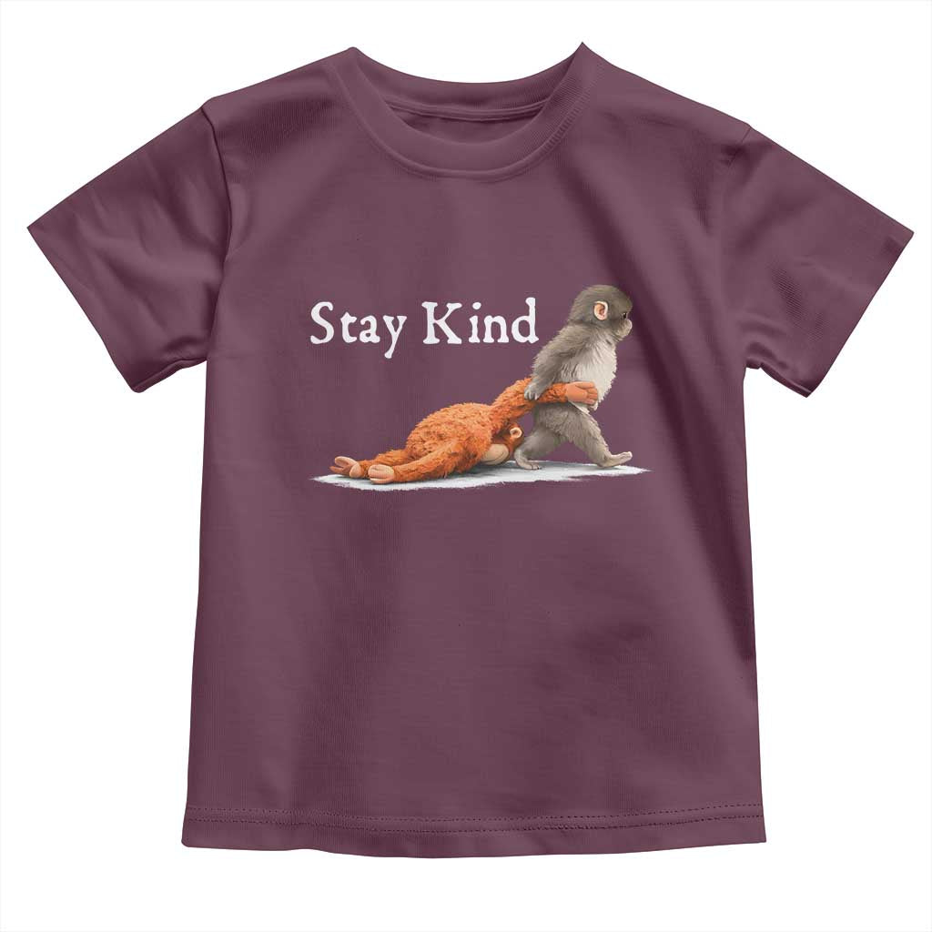 Punch Monkey Viral Trend Toddler T Shirt Stay Kind