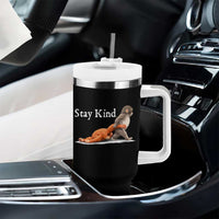 Punch Monkey Viral Trend Tumbler With Handle Stay Kind