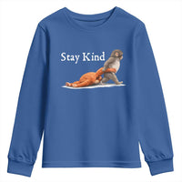 Punch Monkey Viral Trend Youth Sweatshirt Stay Kind