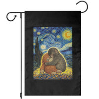Punch Monkey Starry Night Viral Trend Garden Flag