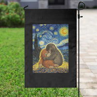 Punch Monkey Starry Night Viral Trend Garden Flag