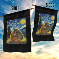 Punch Monkey Starry Night Viral Trend Garden Flag