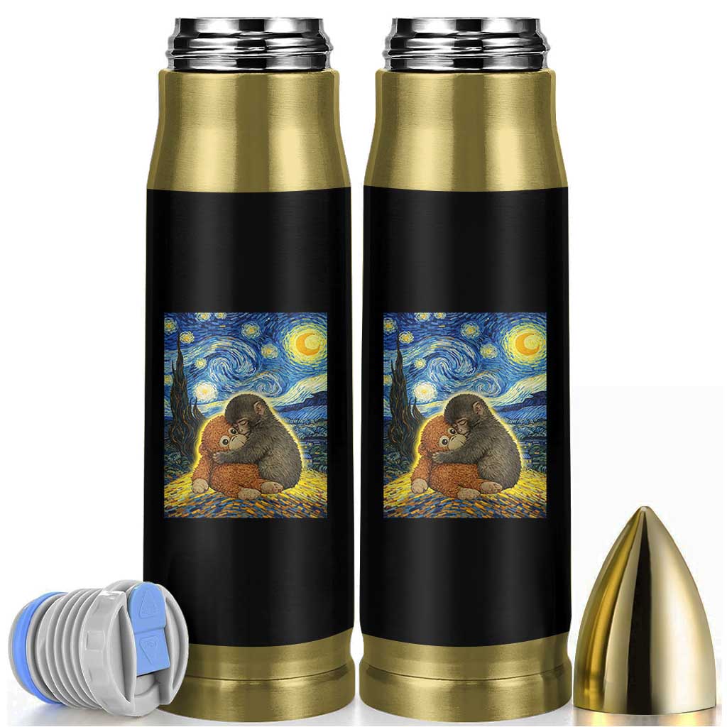 Punch Monkey Starry Night Viral Trend Bullet Tumbler