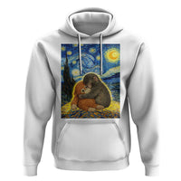 Punch Monkey Starry Night Viral Trend Hoodie