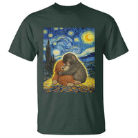 Punch Monkey Starry Night Viral Trend T Shirt