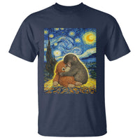 Punch Monkey Starry Night Viral Trend T Shirt