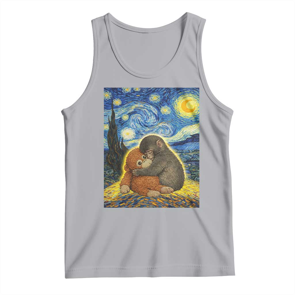 Punch Monkey Starry Night Viral Trend Tank Top