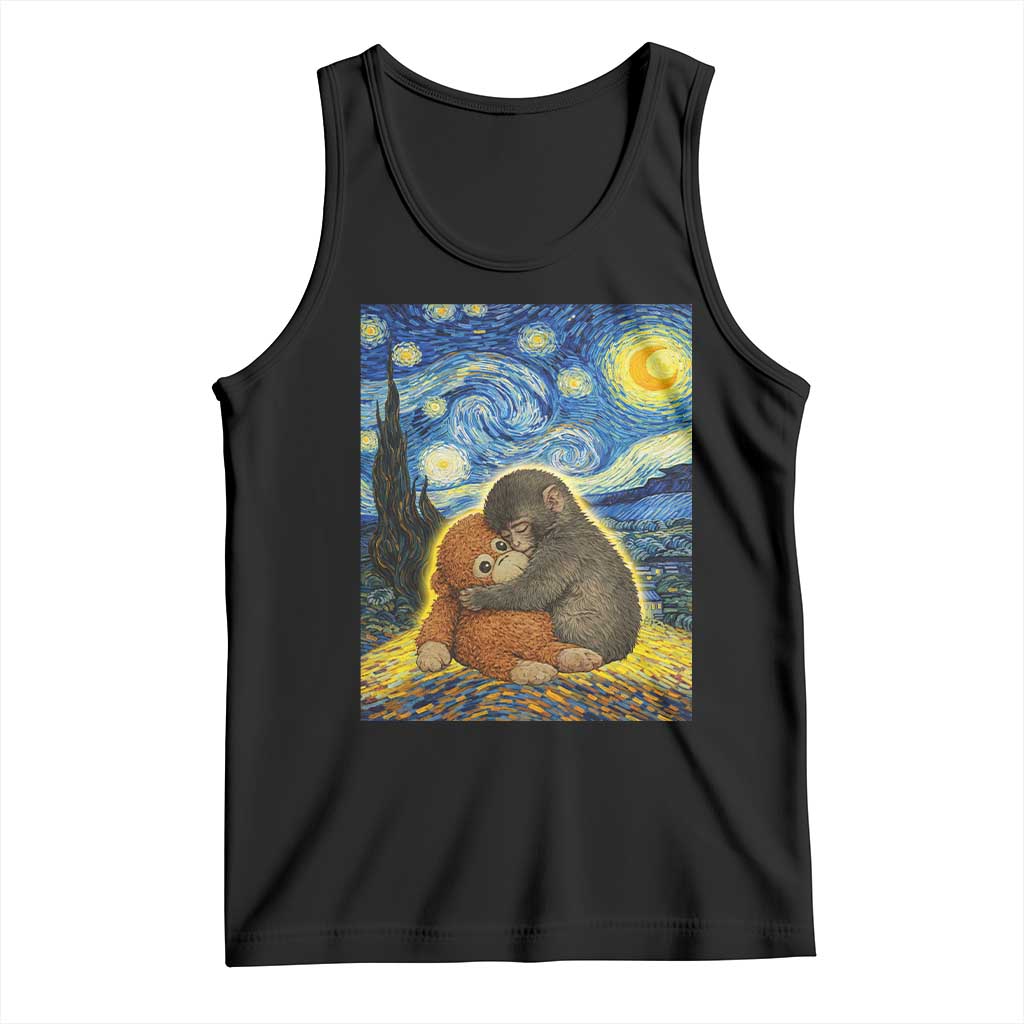 Punch Monkey Starry Night Viral Trend Tank Top